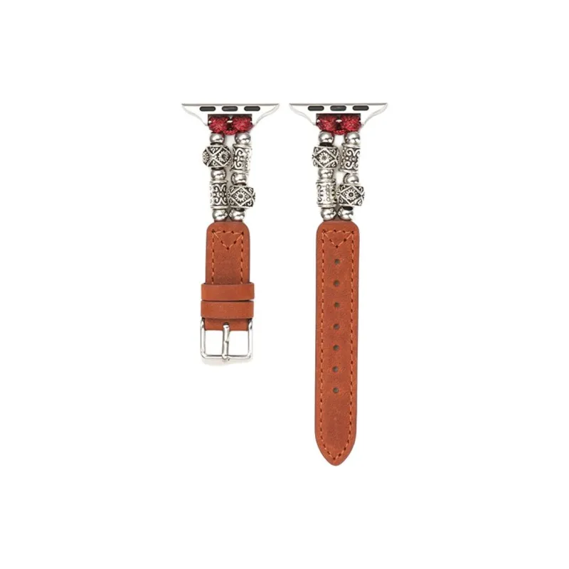 FZRT Apple Compatibility Watch Band Artificial Leather Material-8