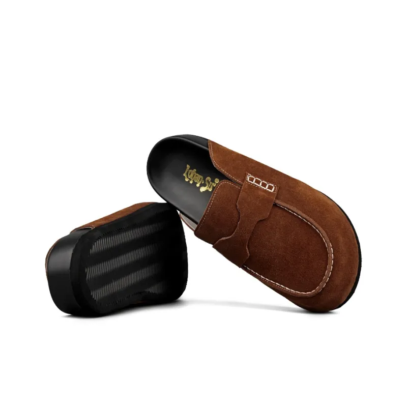 LOHAN·SIR Odor Resistant Abrasion Resistant Slip Resistant Wrap toe Slippers Unisex-10