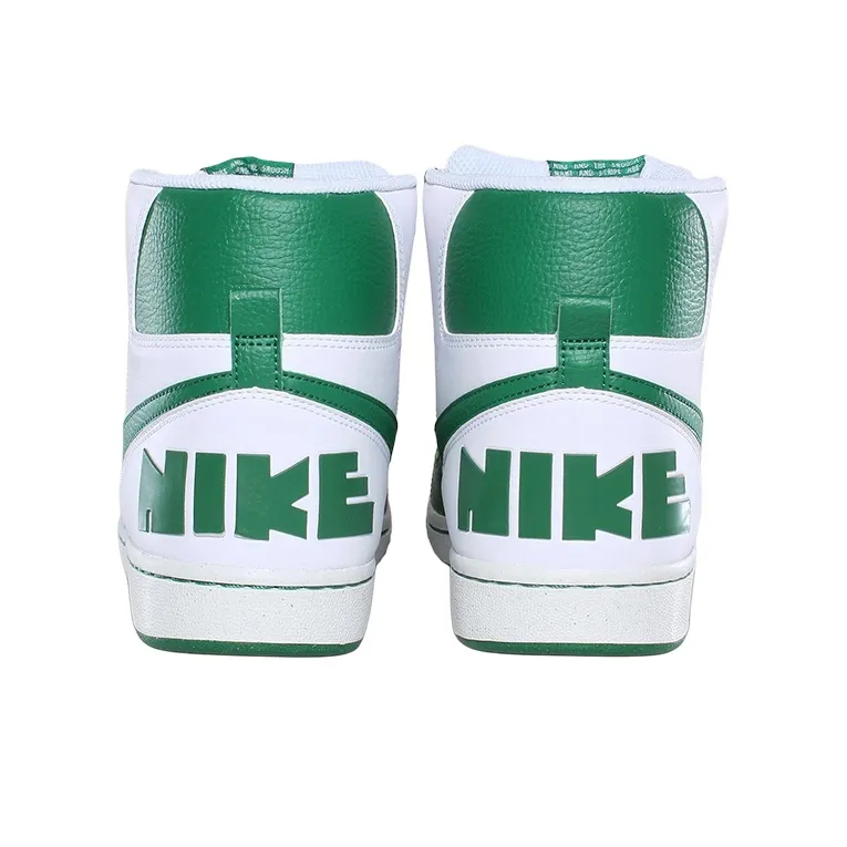 Nike Terminator High Basic Durable Breathable Mid-Top Skateboard Shoes Unisex Green-3
