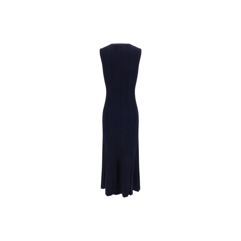 Self portrait Pleated Sleeveless Maxi Dress-1