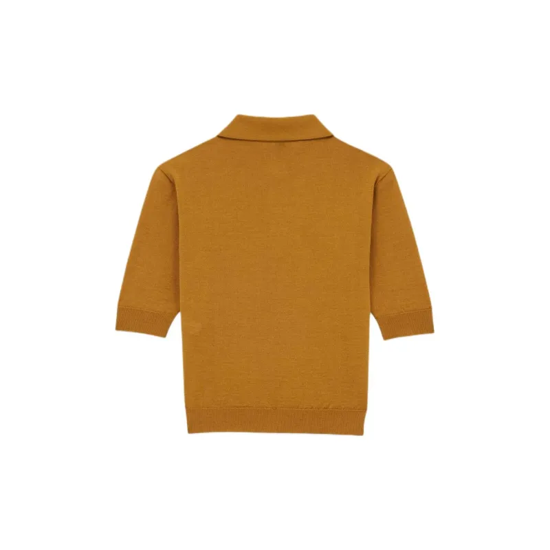 SAINT LAURENT Cassandre Short Sleeved Polo Shirt-1