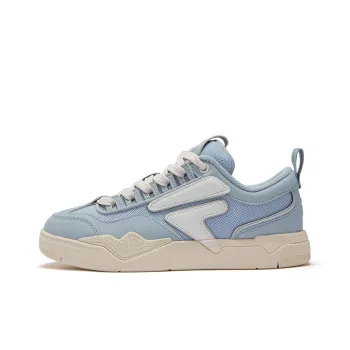 FILA FUSION Nollie Slip Resistant Low Top Skateboard Shoes Women's Blue White