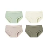 B Set-Cloud Ice Silk-Green+Milk White+Cameo Brown+Coffee (4 Pack)