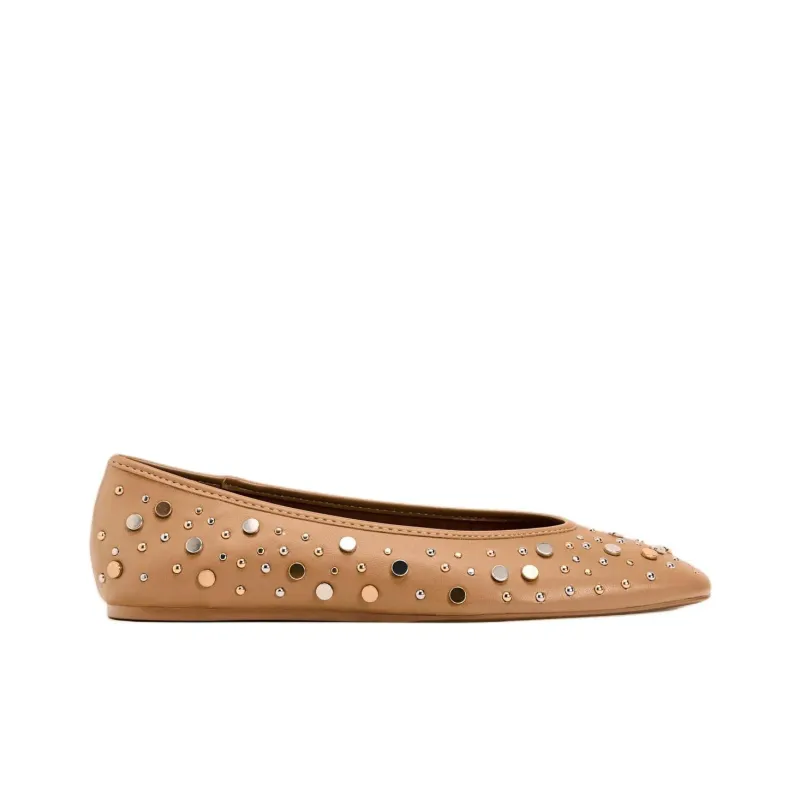 ZARA Casual Single Shoes 1cm Women's Brown-1
