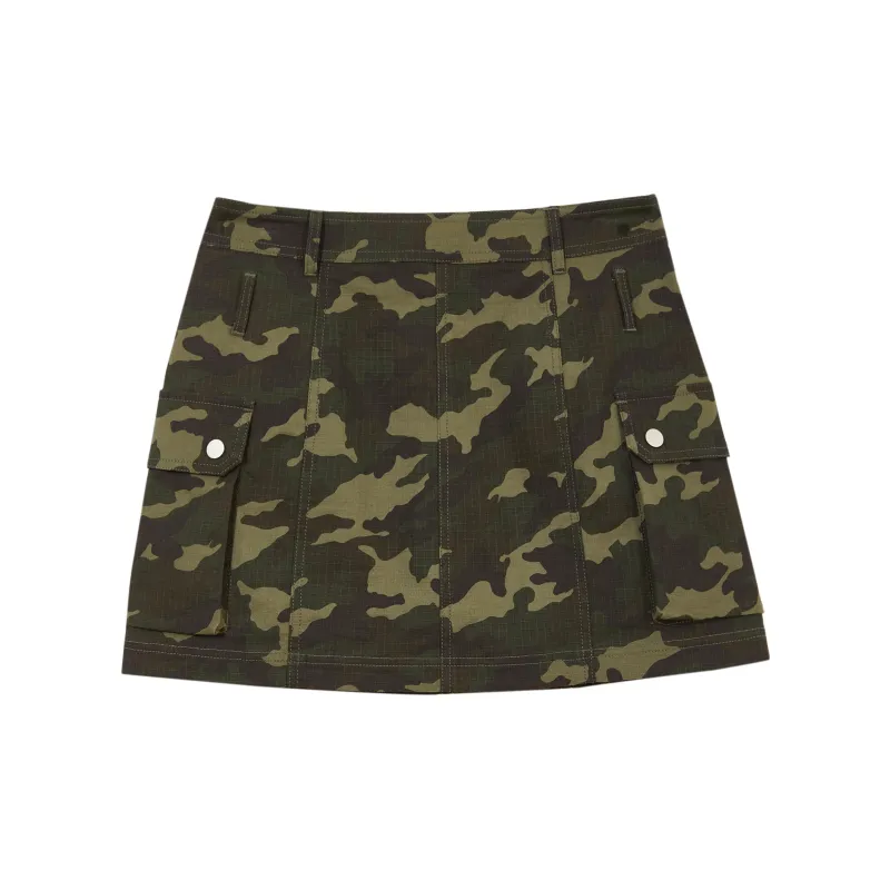 MLMR Casual Short Skirts Women's Avocado-1