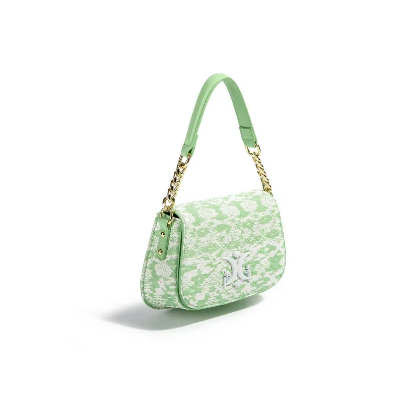 MACK JODAER Synthetic Leather Shoulder Bag Regular Women's Green-3