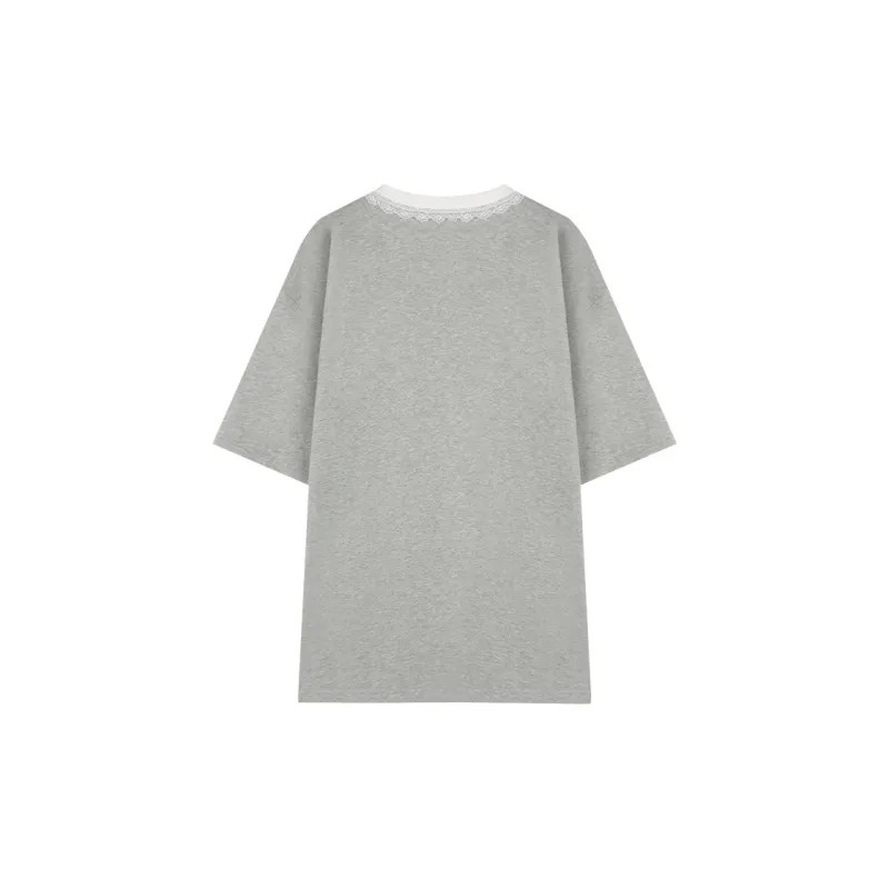 TAKEANAP T Shirt Women's Heather Gray-1