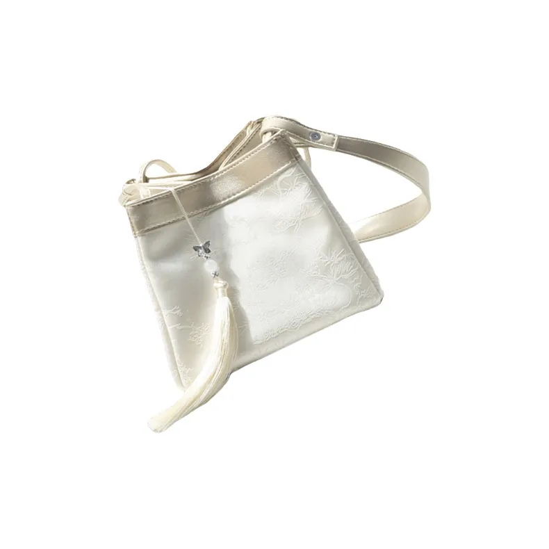 H YXIANG Canvas Bag, Shoulder Bag Women's Black/Pink/Beige/Silver-8