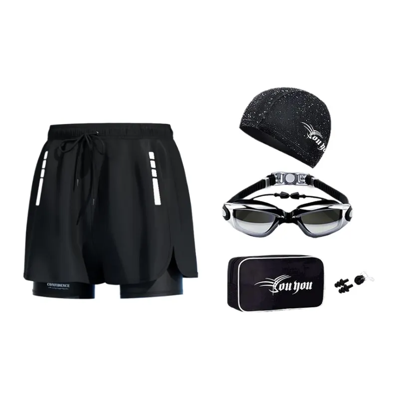 Youyou Swimming Sets Polyester Seaside, Swimming Pool Men's-4