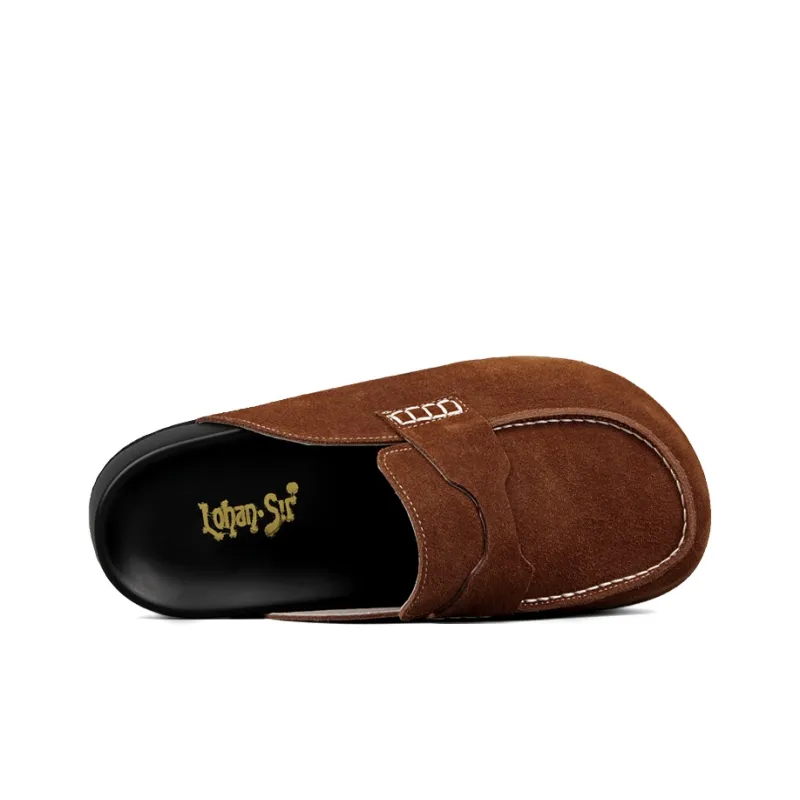 LOHAN·SIR Odor Resistant Abrasion Resistant Slip Resistant Wrap toe Slippers Unisex-8