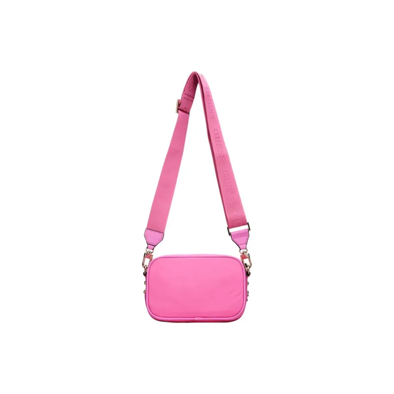 GUESS Recycled Nylon Camera Bag Shoulder Bag Crossbody Bag Women's Pink-2