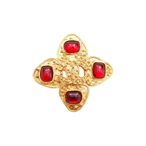 CHANEL Pre-Owned 1994 CC Stone-embellished Brooch