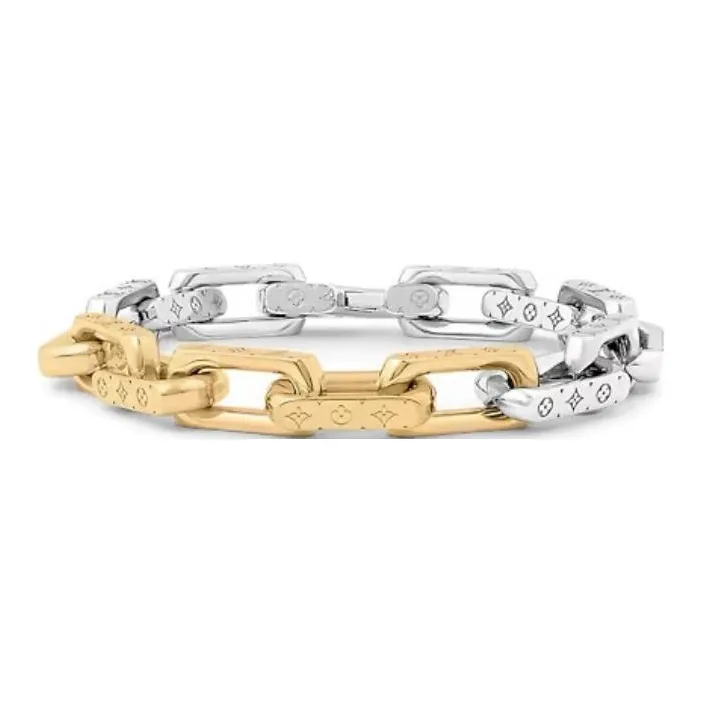 LOUIS VUITTON Monogram Chain Bracelet-1