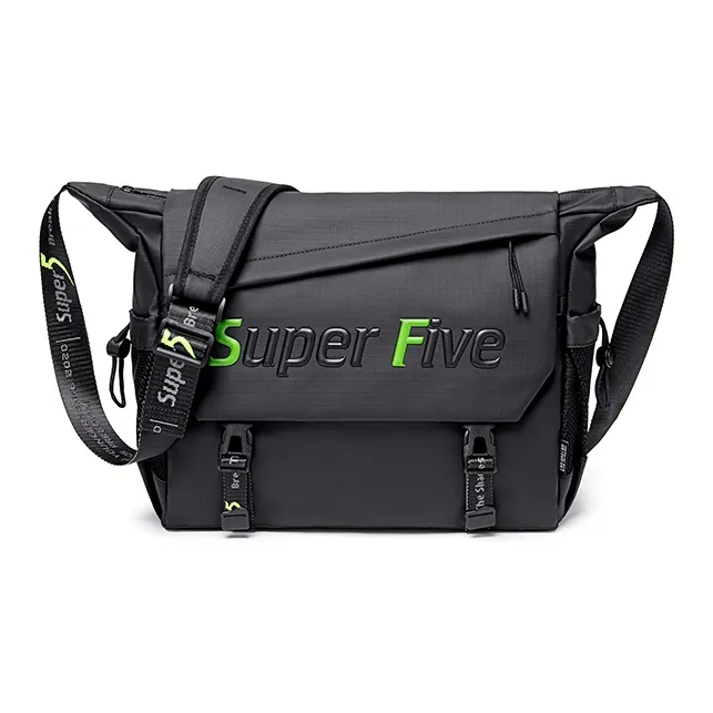 Super Five Polyester/Nylon/Water Resistant Messenger Bag Shoulder Bag Crossbody Bag Backpack Unisex-0