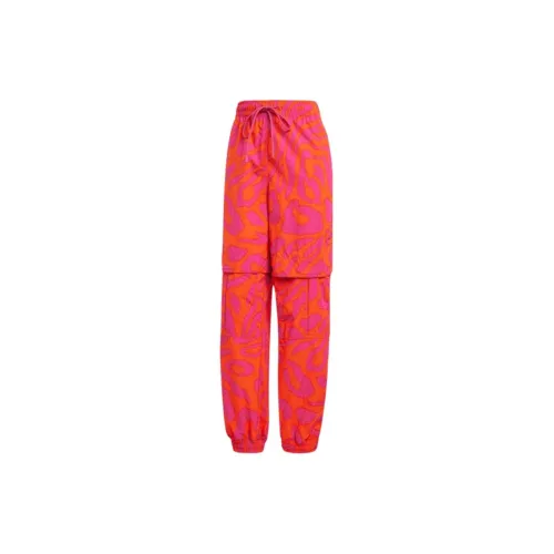 Adidas Stella McCartney Casual Pants Women's Vibrant Orange/Real Rose Red