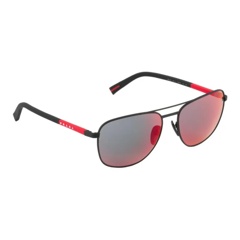 PRADA Metal Butterfly Sunglasses Men's Black-2