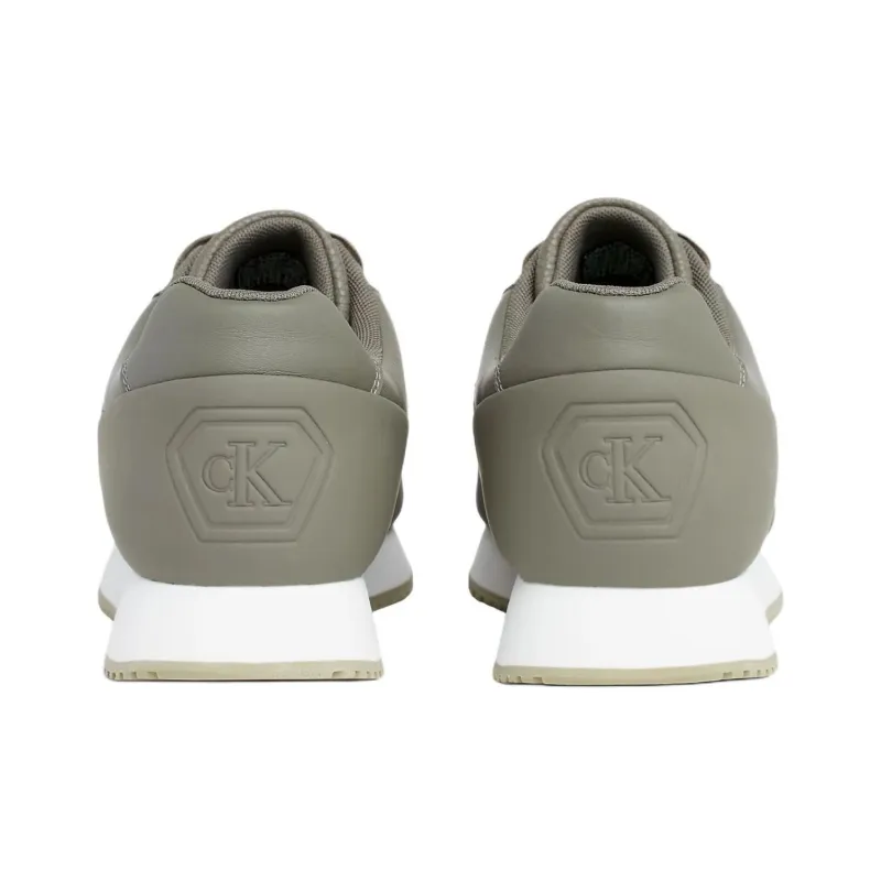 CALVIN KLEIN Low-Top Casual Shoes 3.2cm Men's Olive Green-4