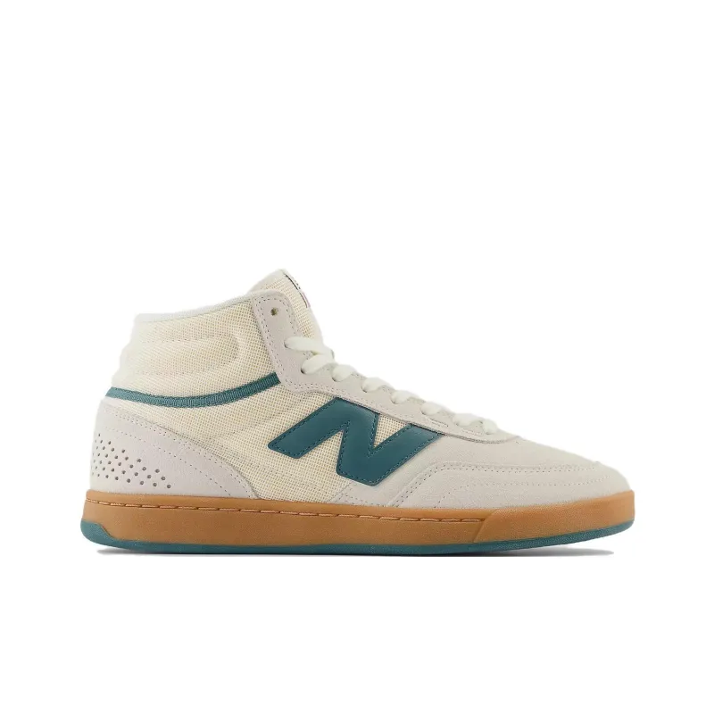 New Balance NB 440 Slip Resistant Shock Absorbers Low Top Skateboard Shoes Unisex Beige Green-1