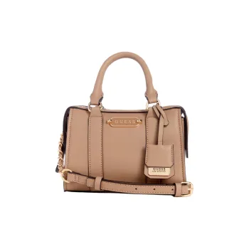 GUESS Artificial Leather Handbag Shoulder Bag Crossbody Bag Women's Light Brown
