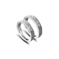 Tang Grass Pattern Couple Rings - 3096