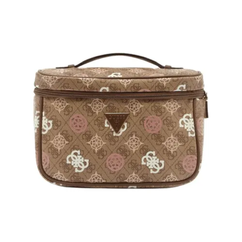 GUESS Toiletry Bags Brown