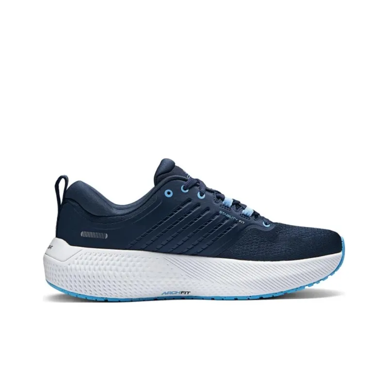 Skechers Wear Resistant Low Top Running Shoes Men's Blue-1