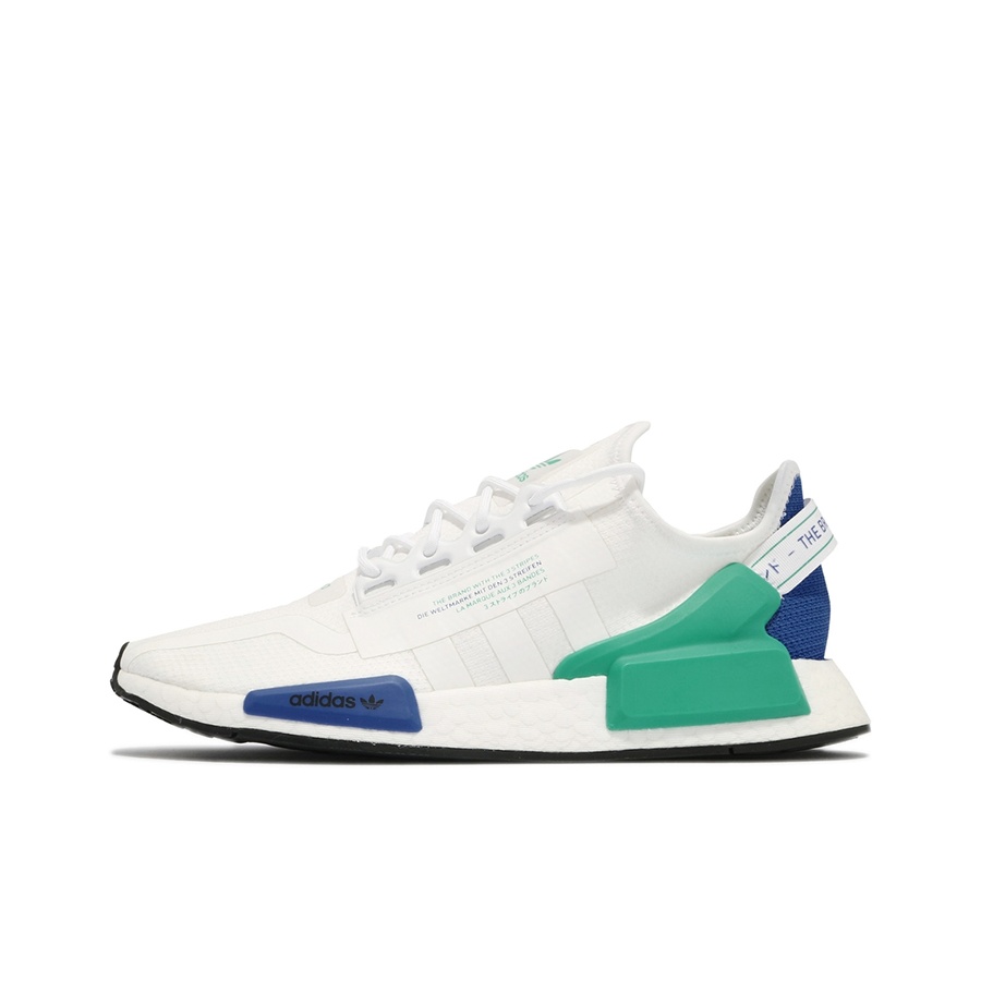 Adidas nmd white cyan best sale