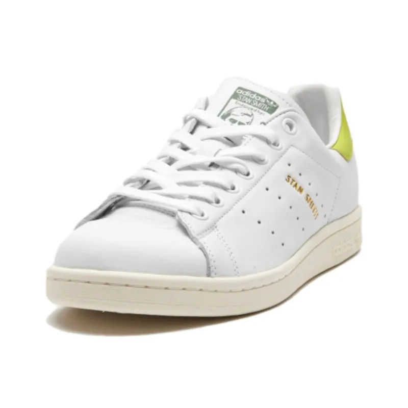 Adidas Originals Stan Smith 'Core White Yellow '-1