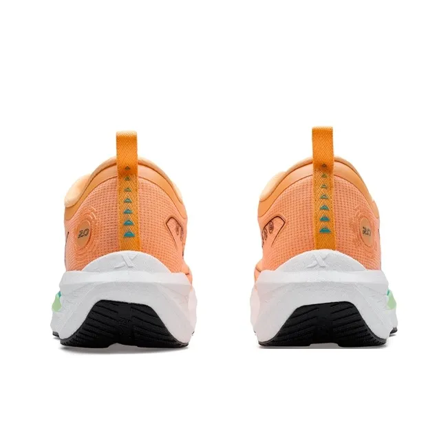 XTEP One-piece Molded 2nd Generation Cushioned Slip-Resistant Low-Top Running Shoes Men's Fresh Look Neon Orange-5