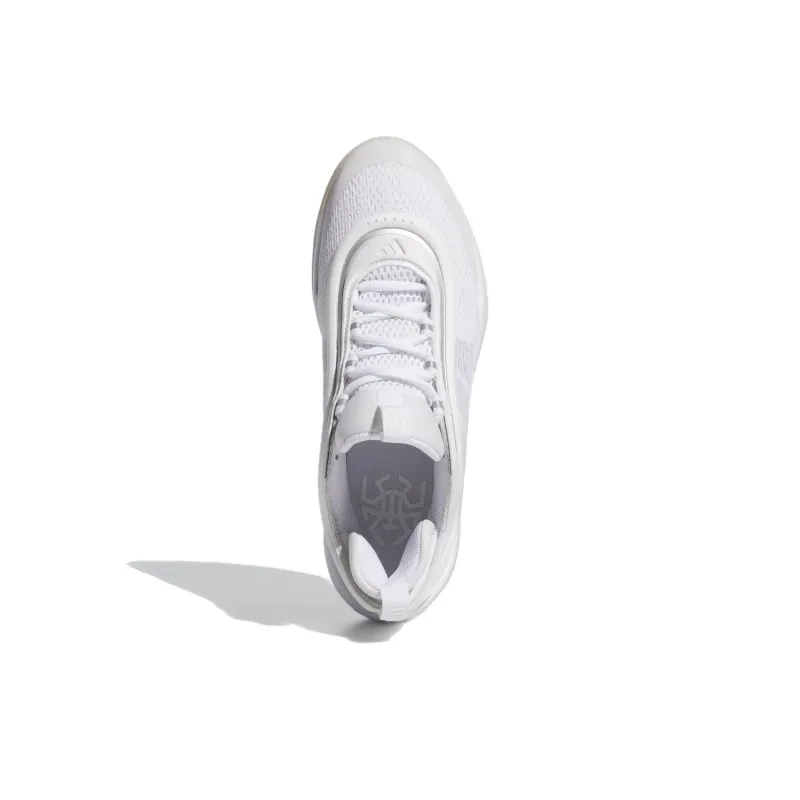 Adidas D.O.N Issue #6 Triple White Cloud White Silver Metallic-2