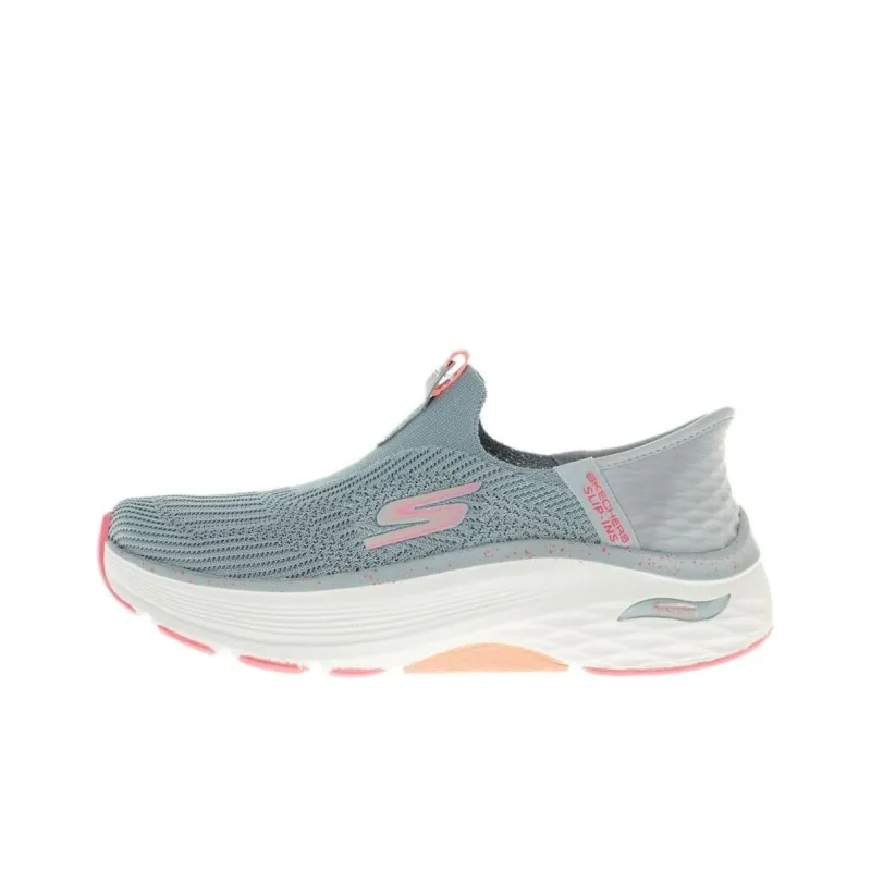 Skechers Max Cushioning Cushioning Wear-Resistant Low-Top Running Shoes Women's Gray-0