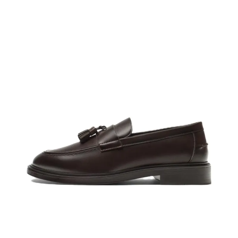 ZARA Loafers Men Brown-0