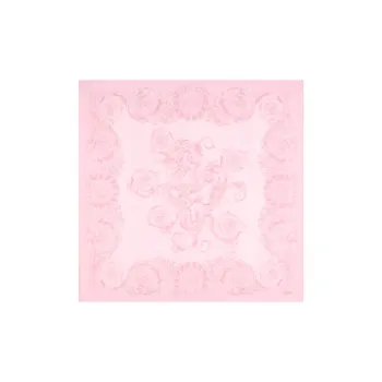VERSACE Silk Silk Scarves Unisex Pink