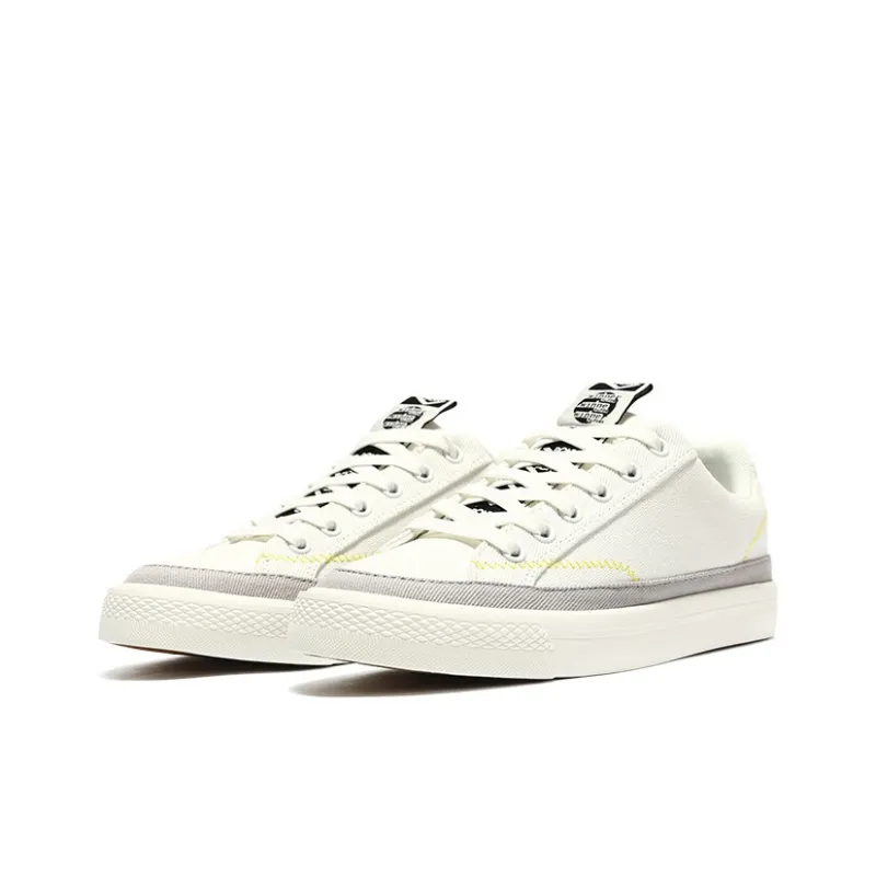 PONY Winner Slip Resistant, Abrasion Resistant, Lightweight Low Top Skateboard Shoes Men's White-1