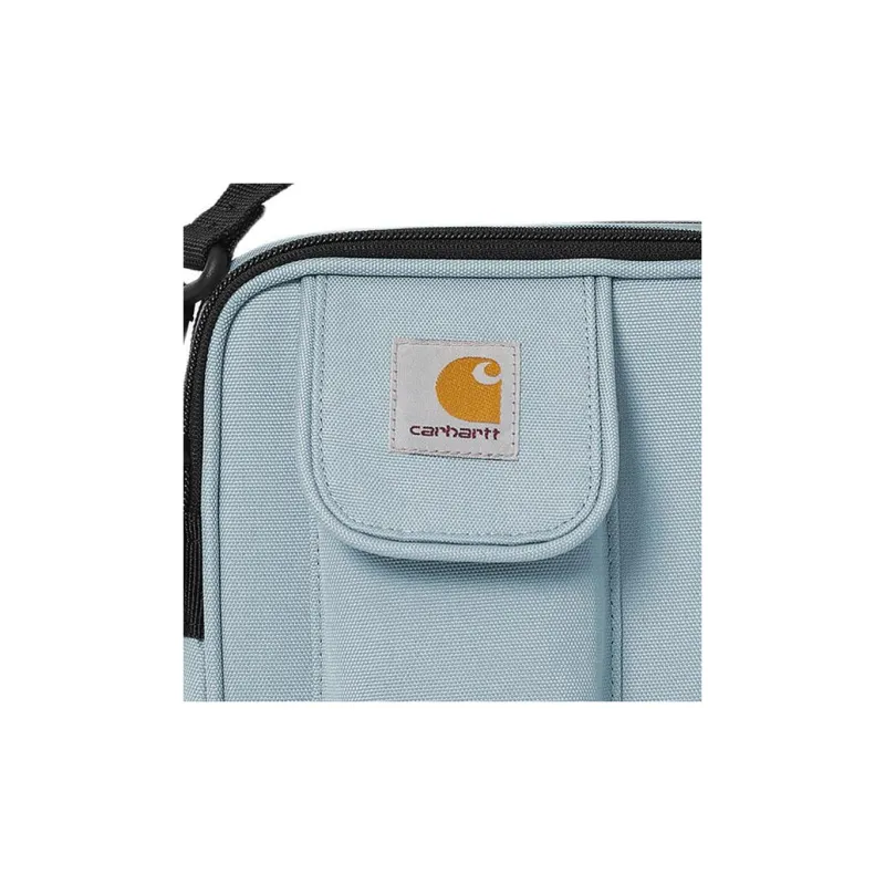 Carhartt WIP Essentials Recycled Polyester With Polyurethane Crossbody Bag, Shoulder Bag Trumpets Unisex Sky Blue-4