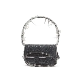 DIESEL 1DR Embellished Foldover Top Mini Shoulder Bag
