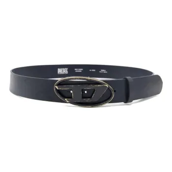 DIESEL Logo Plaque Buckle Belt