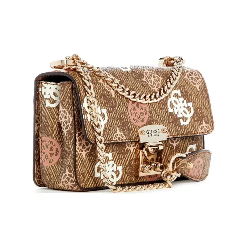 GUESS PU Shoulder Bag Crossbody Bag Mini Women's Brown-1