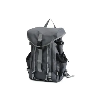 MYEDITION Water Repellent Fabric Laptop Backpack Unisex Black
