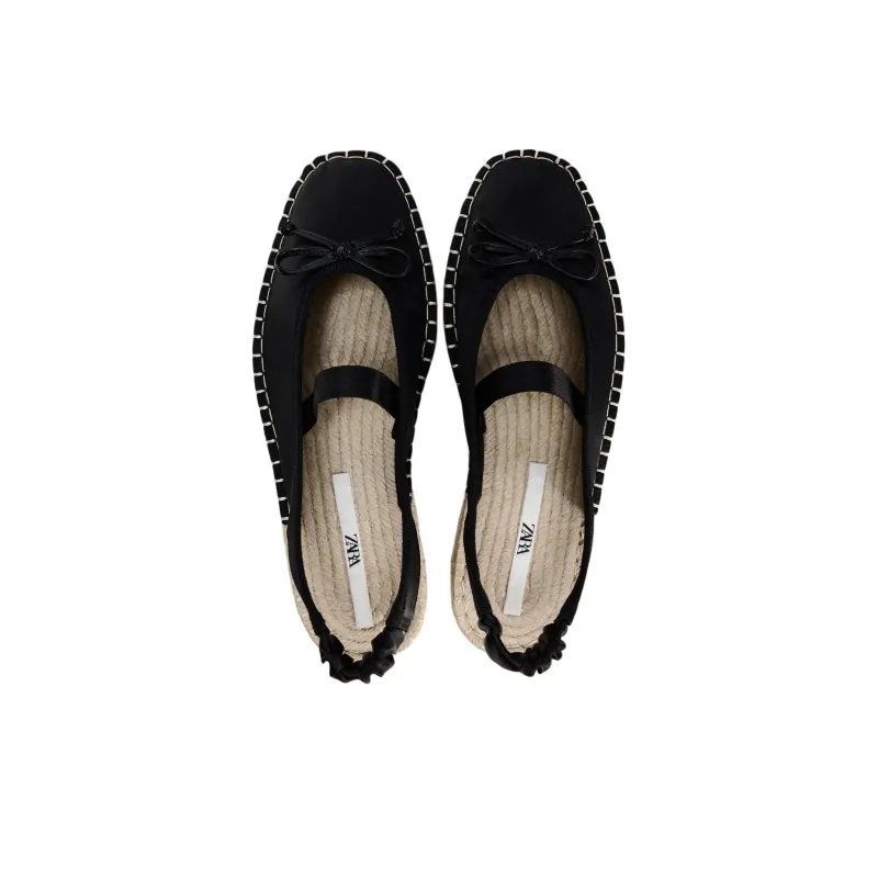ZARA Espadrilles Women's Black-5