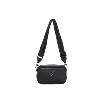 GUESS Recycled Nylon Camera Bag Shoulder Bag Crossbody Bag Women's Black