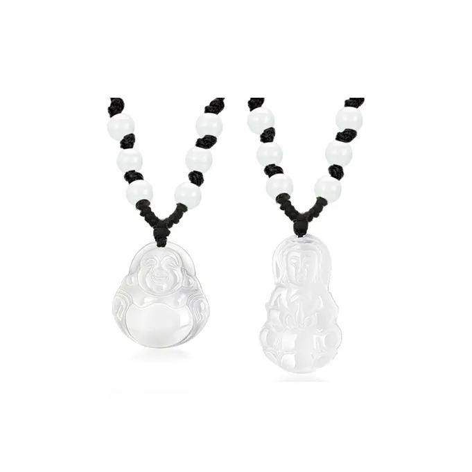MOONS FAME Chalcedony Necklaces Unisex-6
