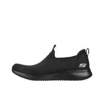 Skechers Ultra Fle Anti Slip Wear Resistant Low Top Casual Shoes Women's Black