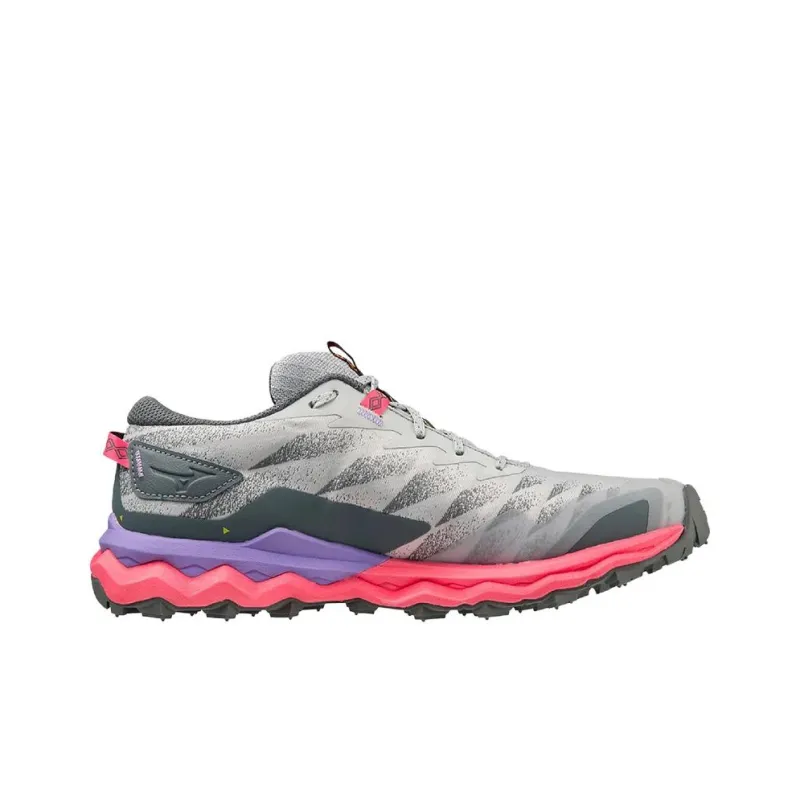 Mizuno Wave Daichi 7 Cushioning Abrasion Resistant Balance Low Top Running Shoes Women's Gray-1