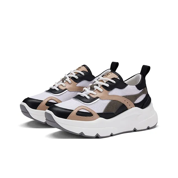 ZSBELLA Anti-Slip And Wear-Resistant Height Increasing Low-Top Chunky Sneakers Women's-7