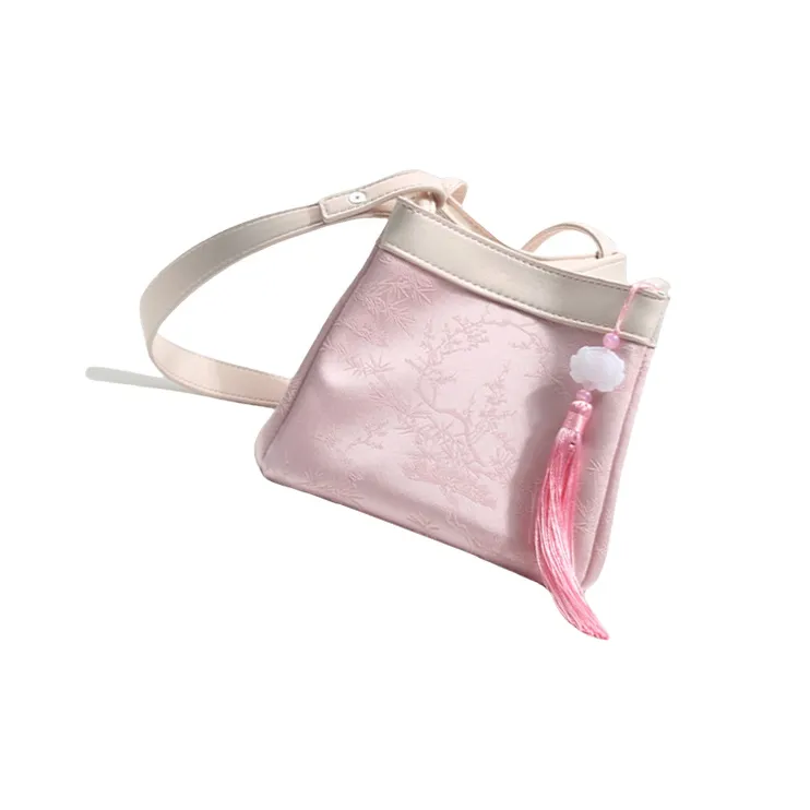 H YXIANG Canvas Bag, Shoulder Bag Women's Black/Pink/Beige/Silver-6