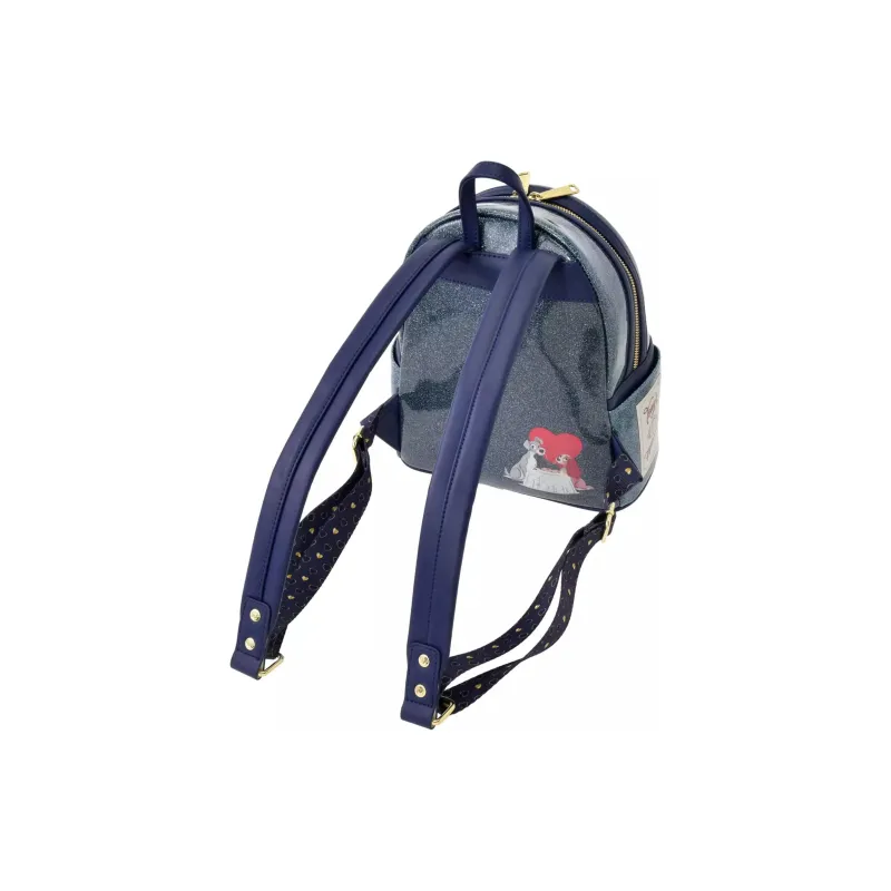 Disney Synthetic Leather Backpack Women's Marine Blue-3