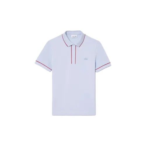 LACOSTE Polo Shirts Men Light Blue