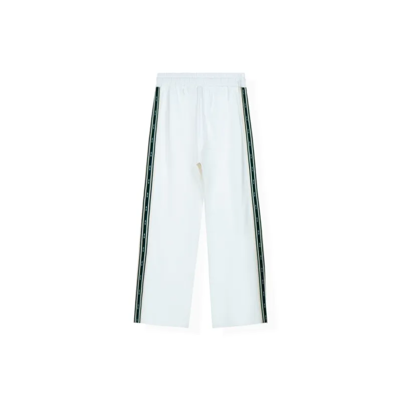 WILD LEADER Casual Pants Unisex White-1