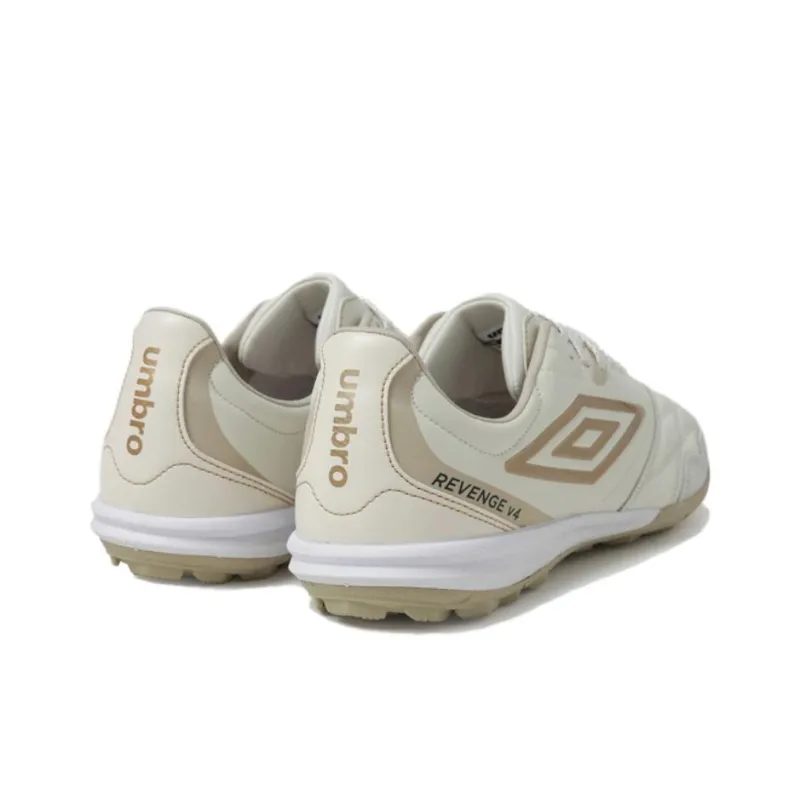 Umbro Anti Slip Wear Resistant Low Top Casual Running Shoes Unisex White Gold-3